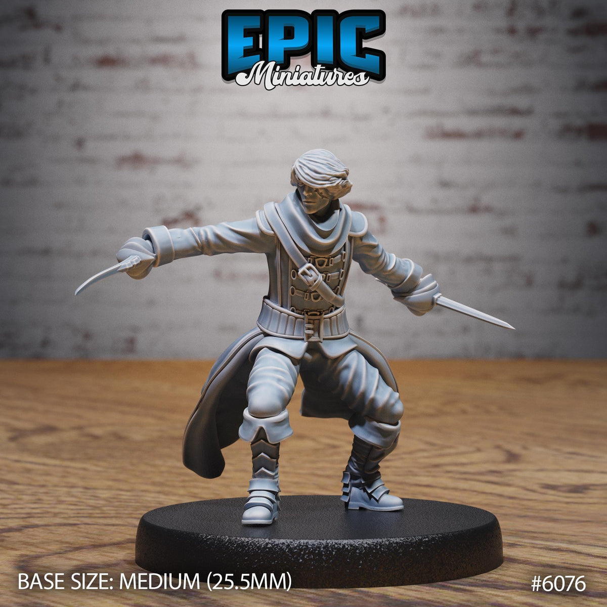 3D Resin Miniature Sea Adventurer  - D&D Epic Miniatures