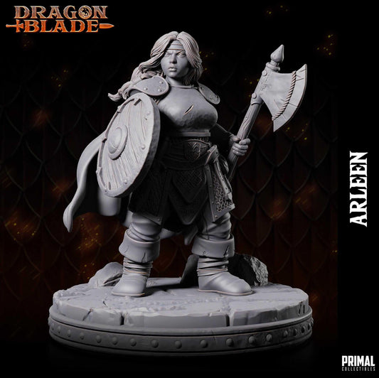 Dwarf - Arleen Goldenaxe - Dragonblade - Masters of Dungeon Quest