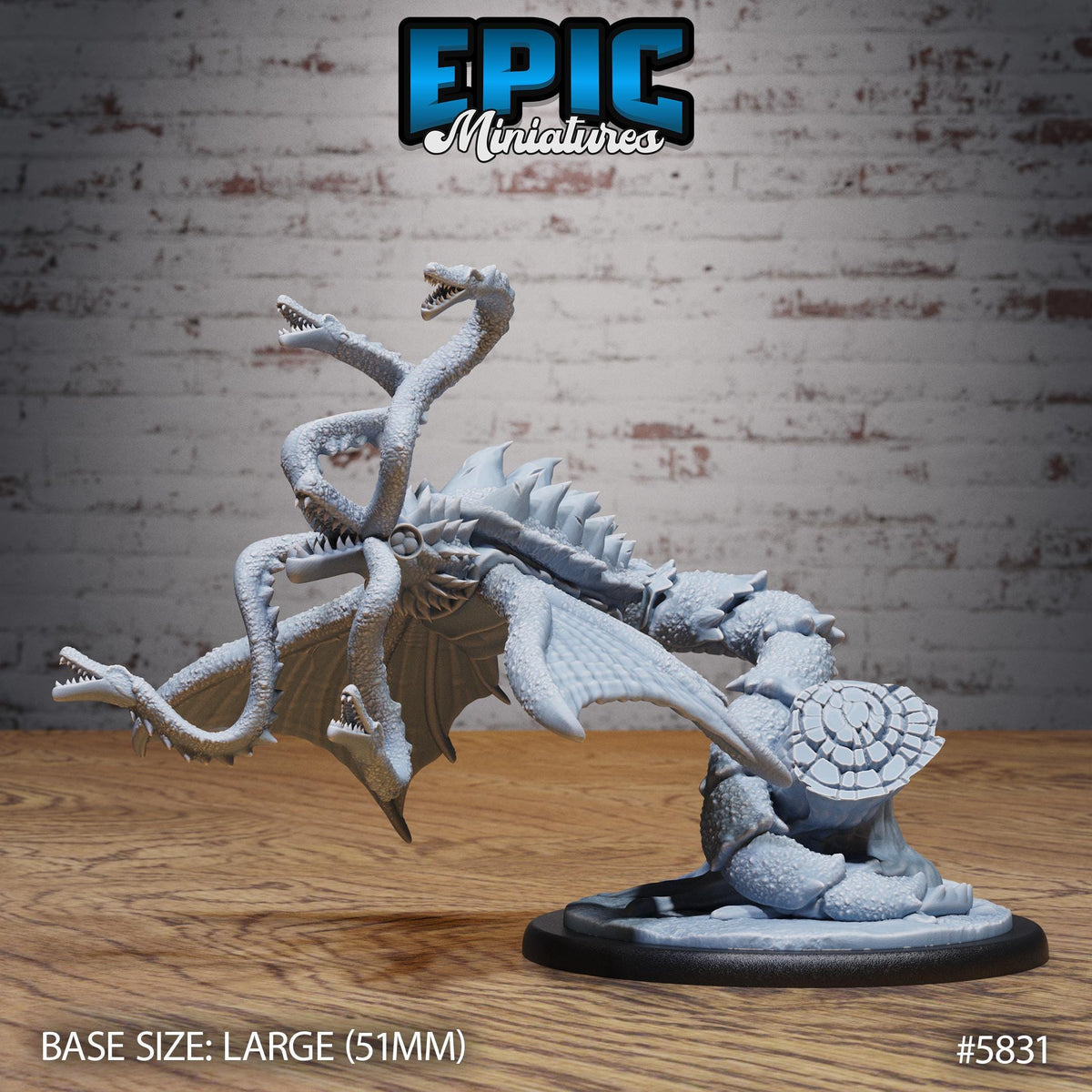 3D Resin Miniature Ancient Flayer - D&D Epic Miniatures