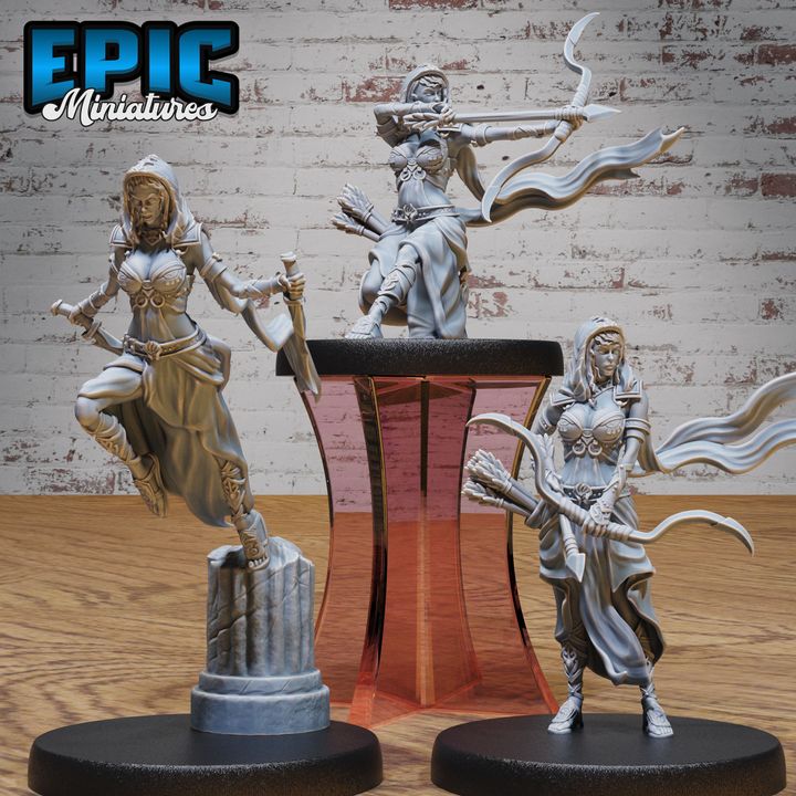 3D Resin Miniature Desert Ranger - D&D Epic Miniatures