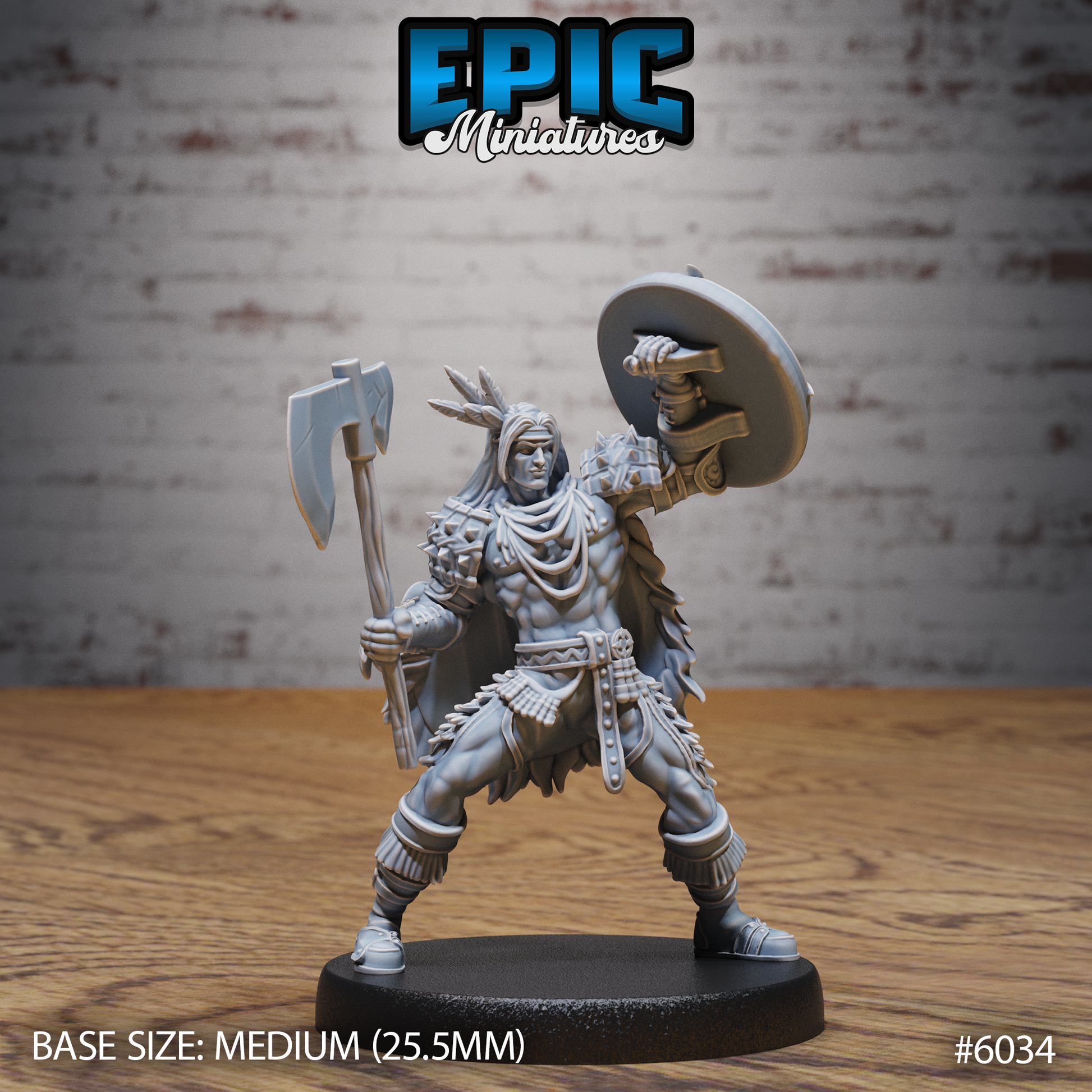 Native Adventurer v2 – Epic  Fantasy Resin FigureNative Adventurer MiniatureDiscover the Native Adventurer miniature – perfect for D&D, TTRPGs, and fantasy tabletop games. Printed in high-detail resin, ready to paint or displa