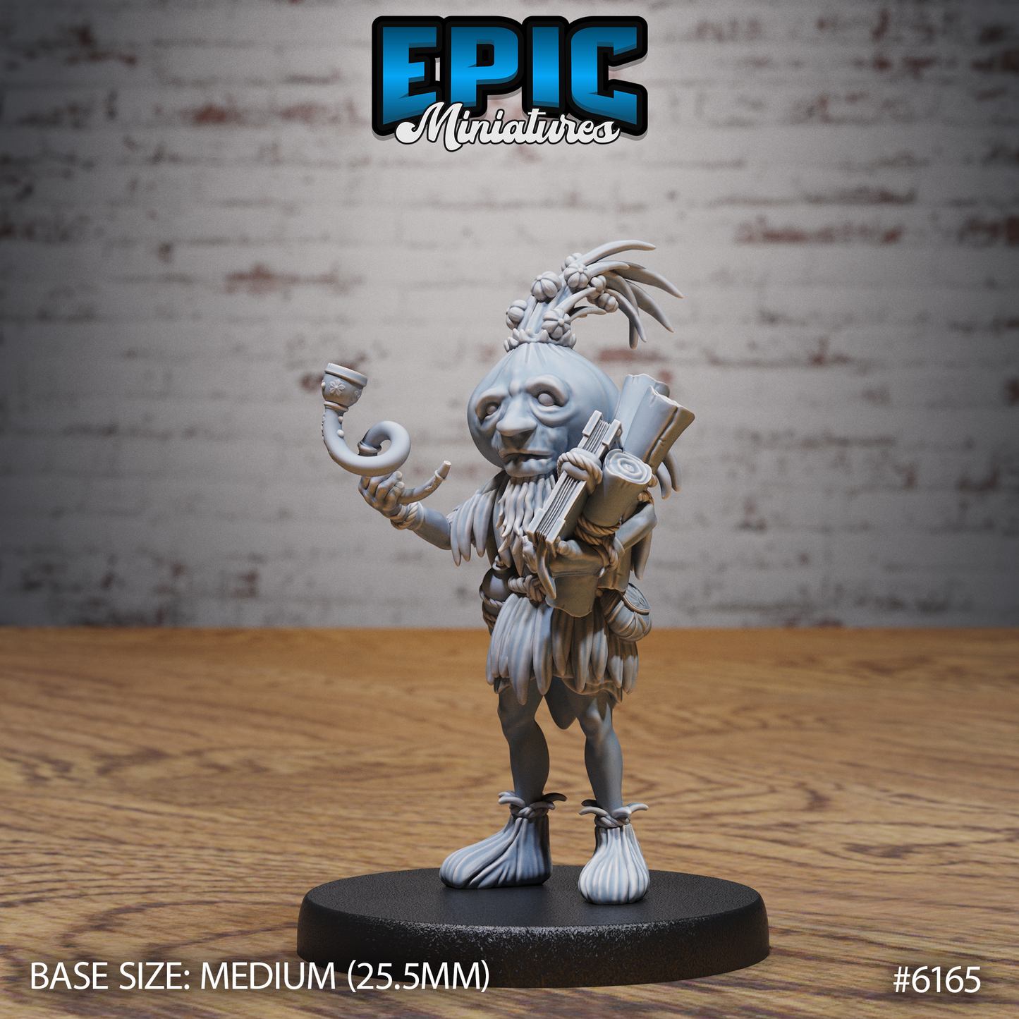 3D Resin Miniature Garlic Druid - D&D Epic Miniatures