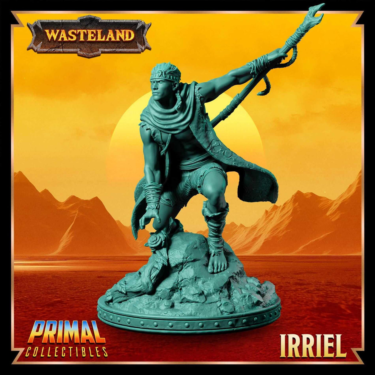 Irriel Preserver - Wasteland 3D Printed Resin RPG/Tabletop/Boardgames Miniature Primal Collectibles