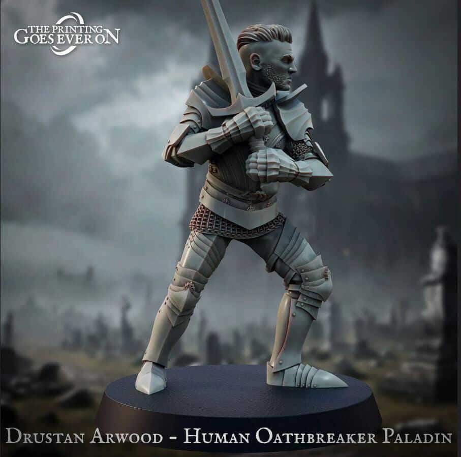 Drustan Arwood Oathbreaker Paladin - Hunt Beyond the Grave - The Printing Goes Ever On
