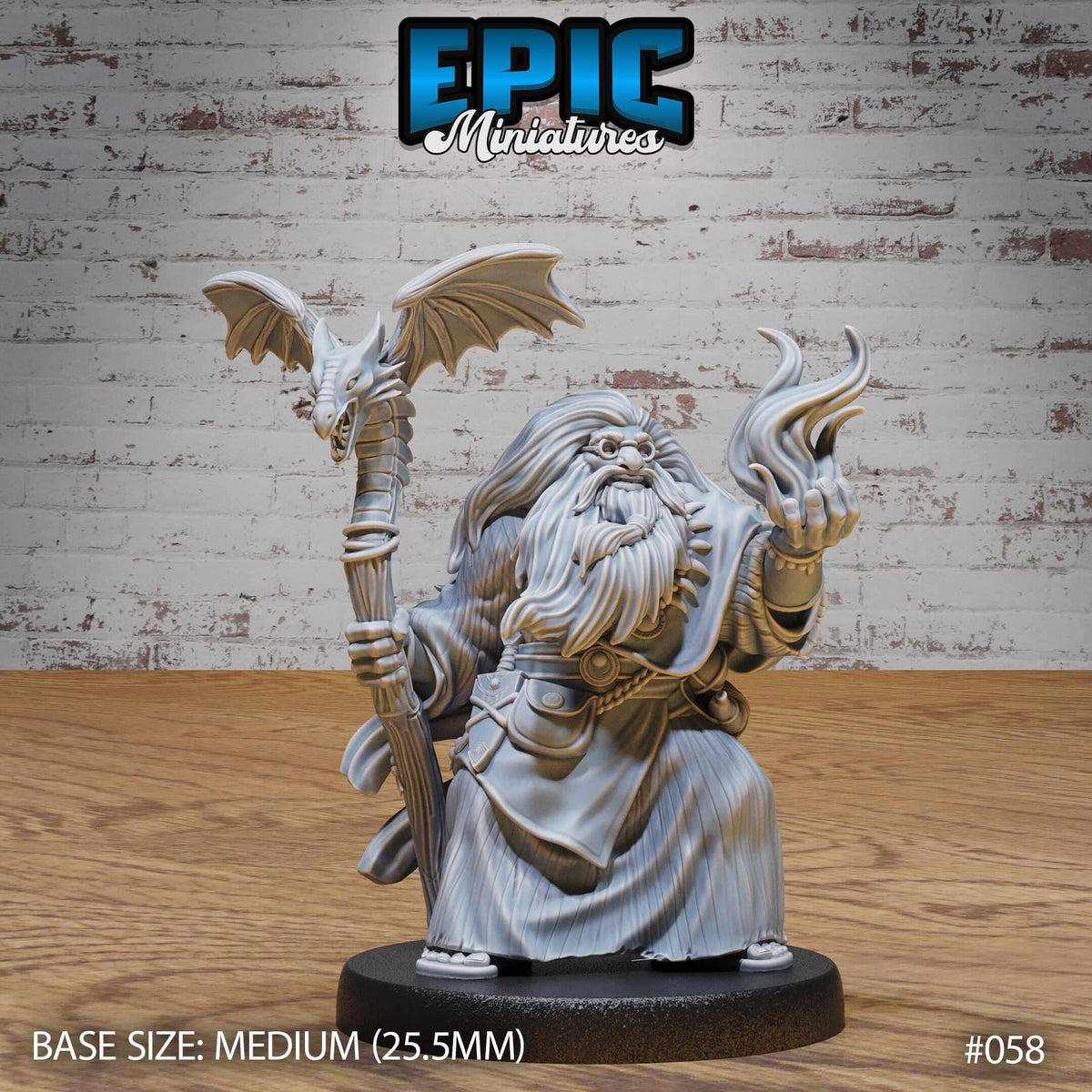 Elemental Magic Dwarf Set - D&D Epic Miniatures   and Dragons