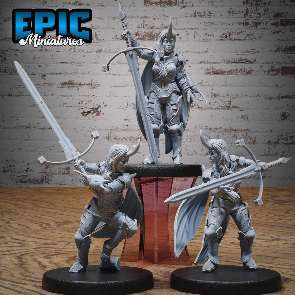 Insect Knight Lady - D&D Epic Miniatures   and Dragons