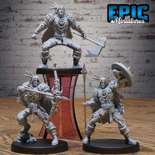 3D Resin Miniature Native Adventurer v1 - D&D Epic Miniatures