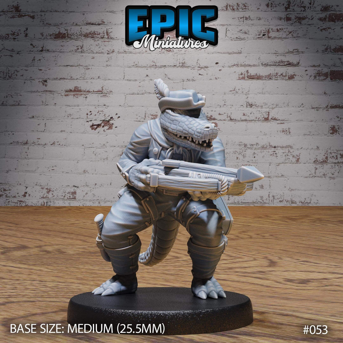 Alligator Folk Tribe - Epic Miniatures - Dungeons and Dragons