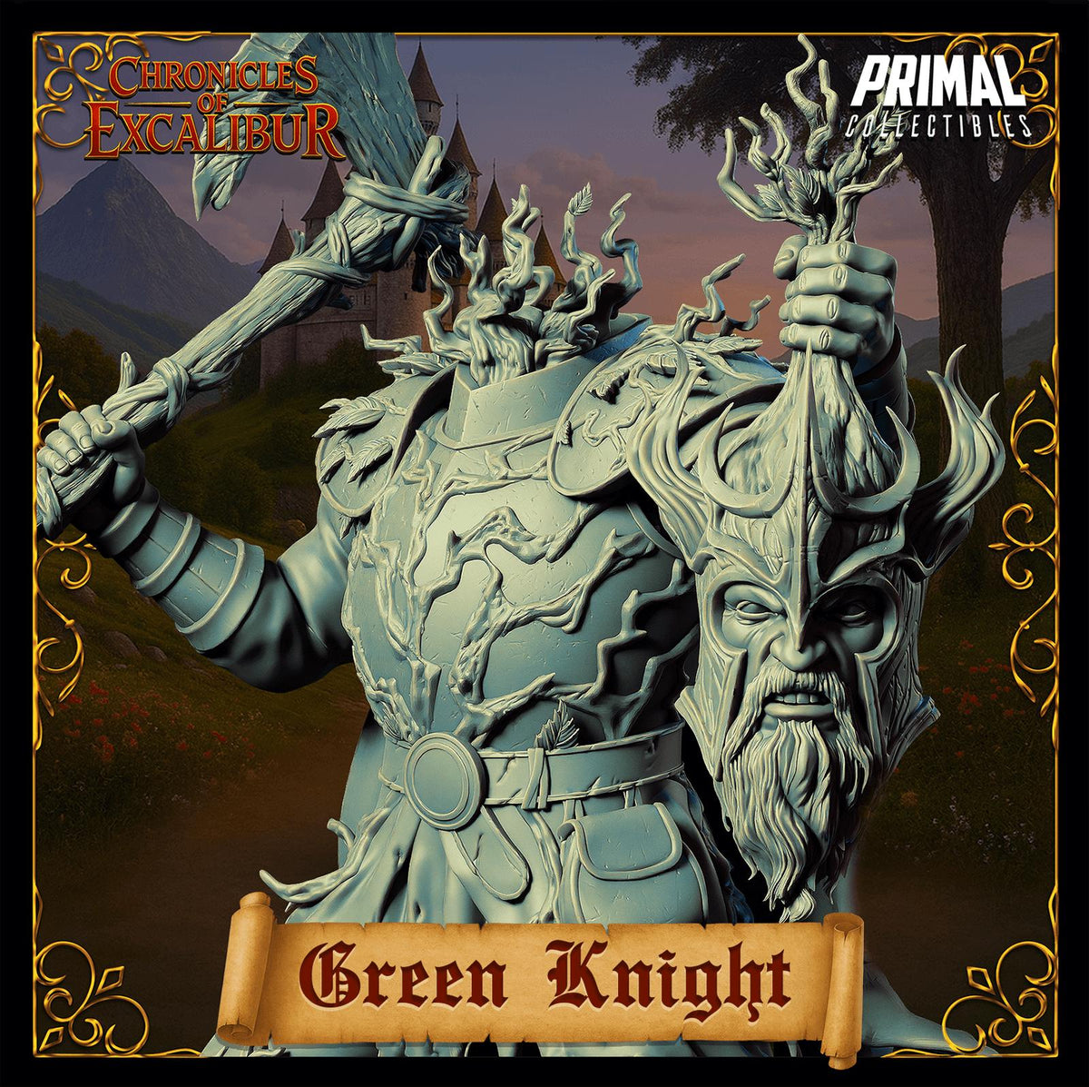 Mystic Green Knight - Chronicles of Excalibur- Primal Collectibles