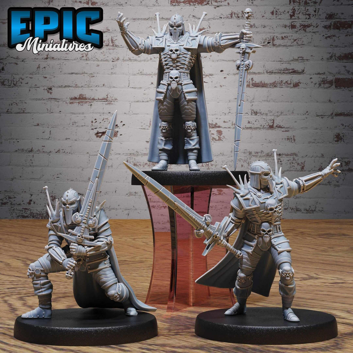 Necro Knight Set - D&D Epic Miniatures   and Dragons
