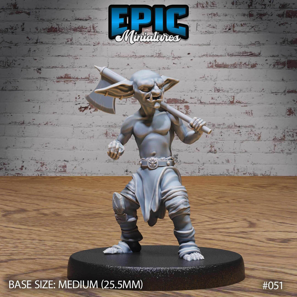Goblin Tribe Barbarian - Epic Miniatures - Dungeons and Dragons