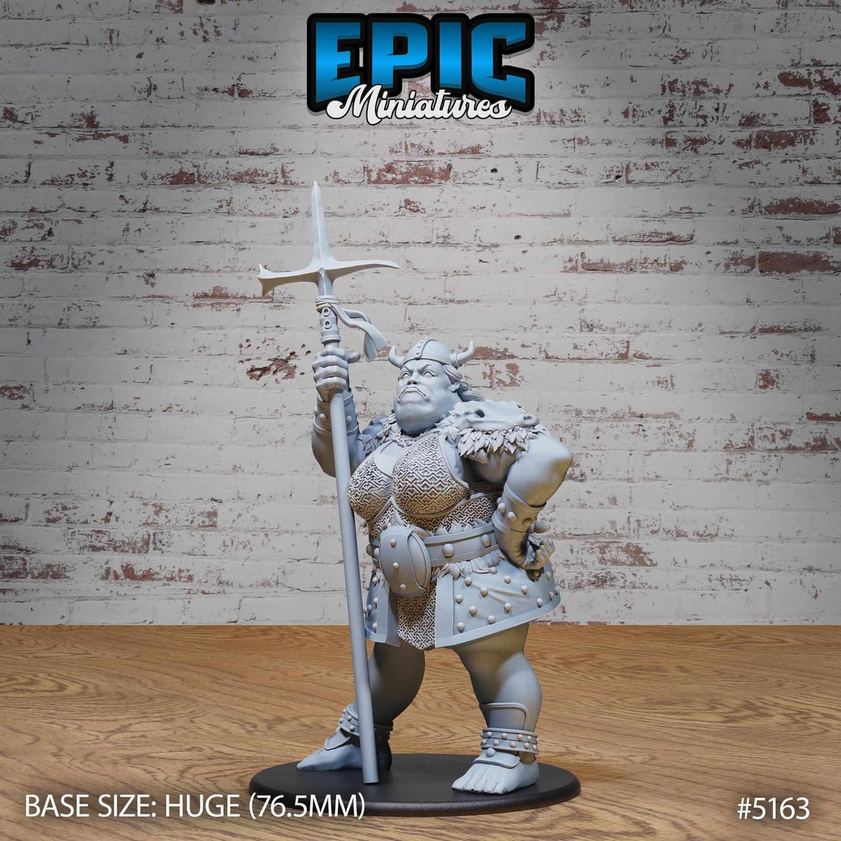 Hill Giantess - D&D Epic Miniatures   and Dragons