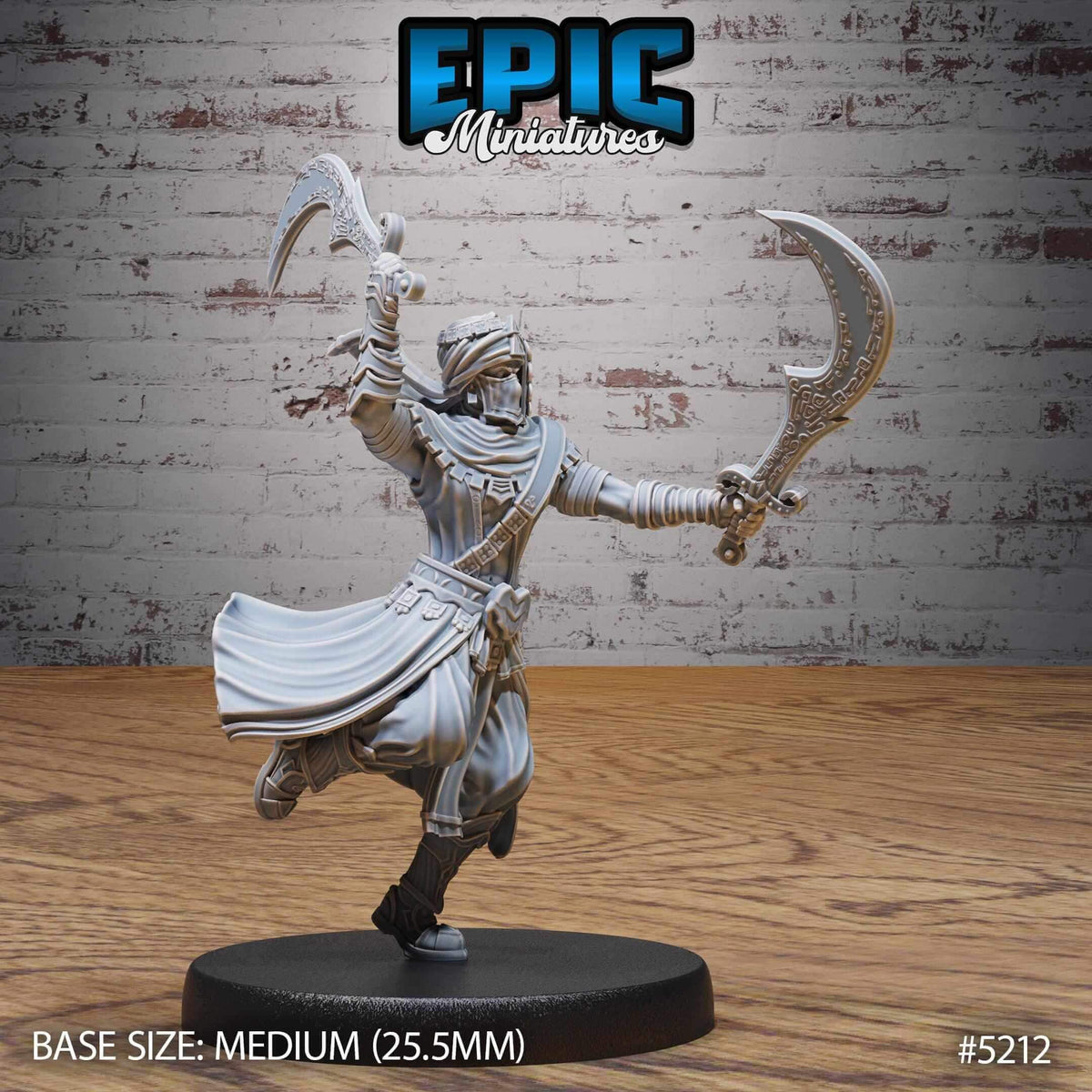 Assassin Prince - Epic Miniatures - Dungeons and Dragons