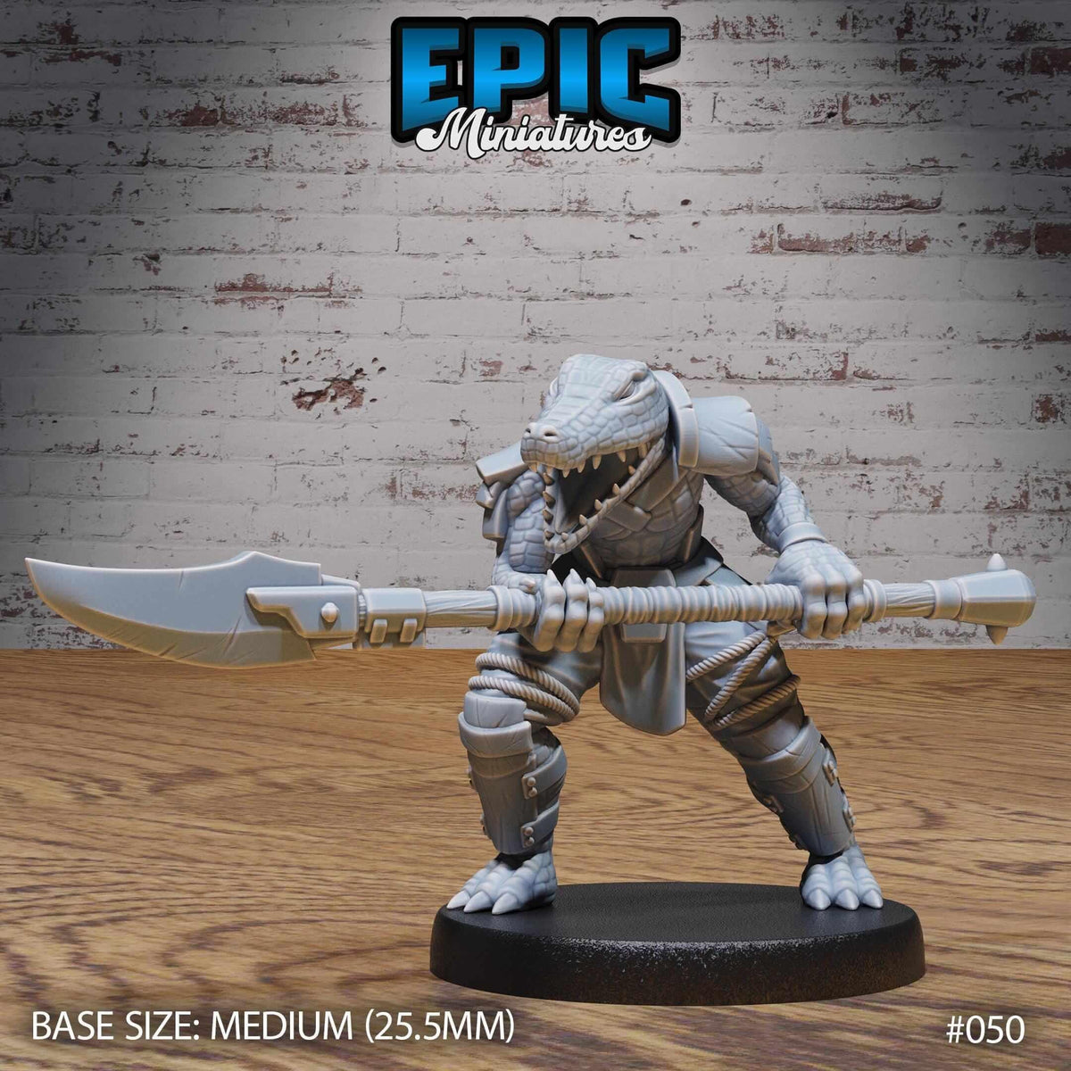 Alligator Folk Tribe - Epic Miniatures - Dungeons and Dragons