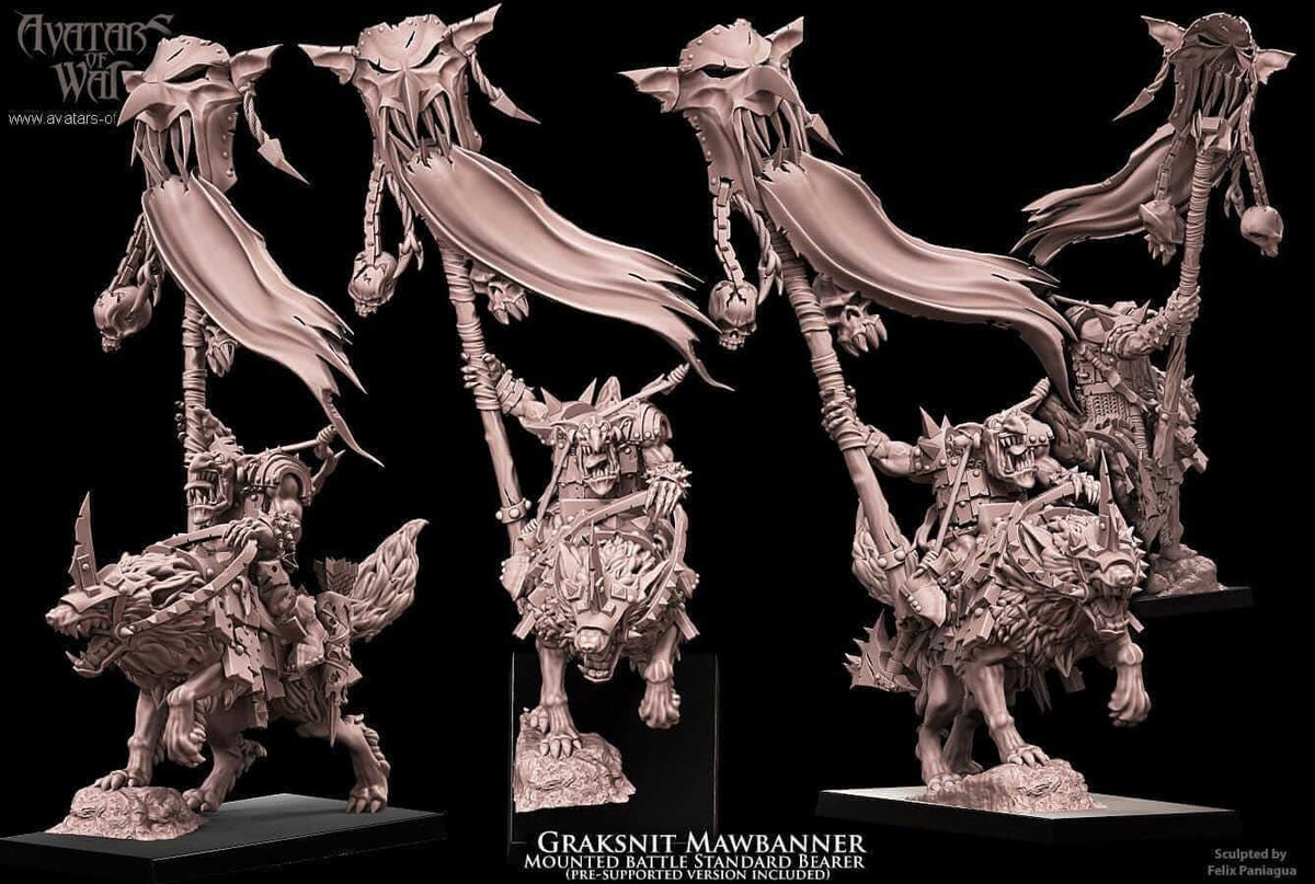 Goblin Standard Bearer - Avatars of War