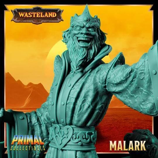 Sorcerer King - Malark Wasteland 3D Printed Resin RPG/Tabletop/Boardgames Miniature Primal Collectibles