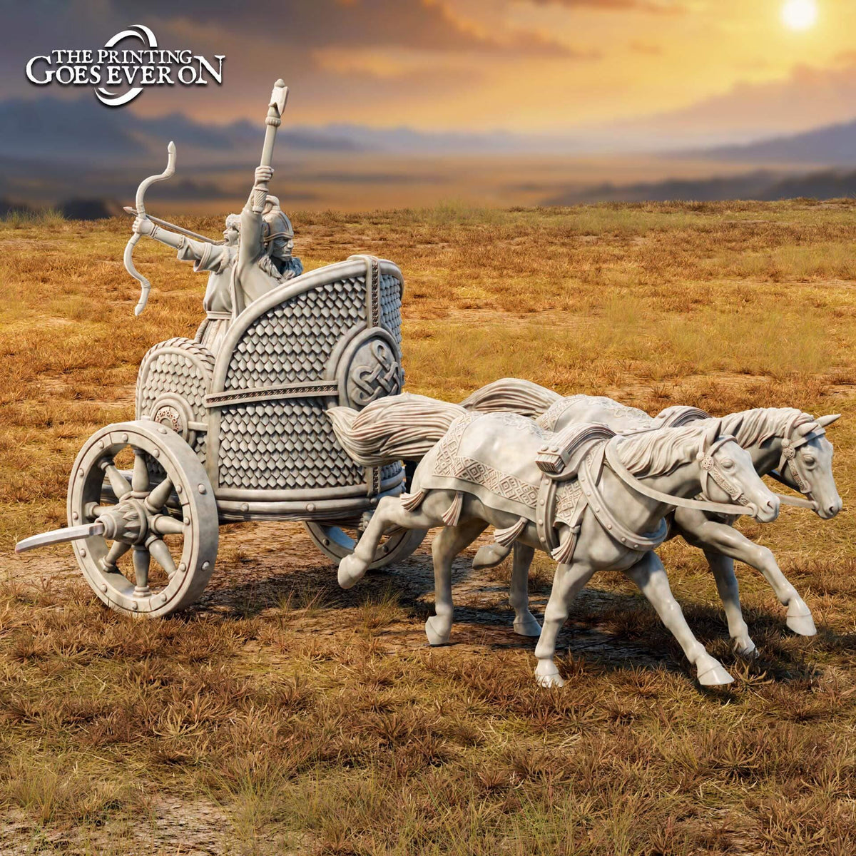 Golden Khanate Khan's Chariot - Tales of the Golden Khanate - The Printing Goes Ever On