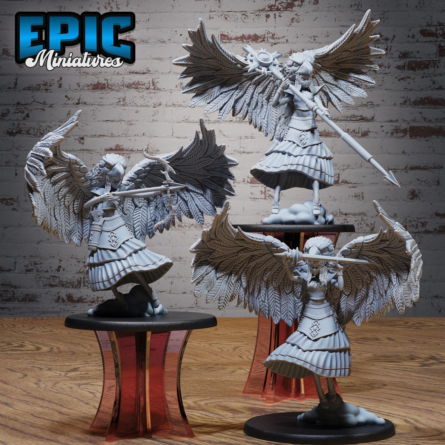 3D Resin Miniature Eagle Spirit Shaman - D&D Epic Miniatures