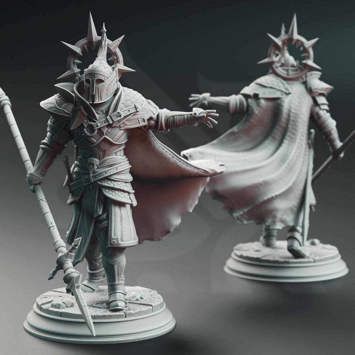 Bodyguard Knight - Roland the Dutiful - 3D Printed Resin RPG/Tabletop/Boardgames Miniature DM Stash