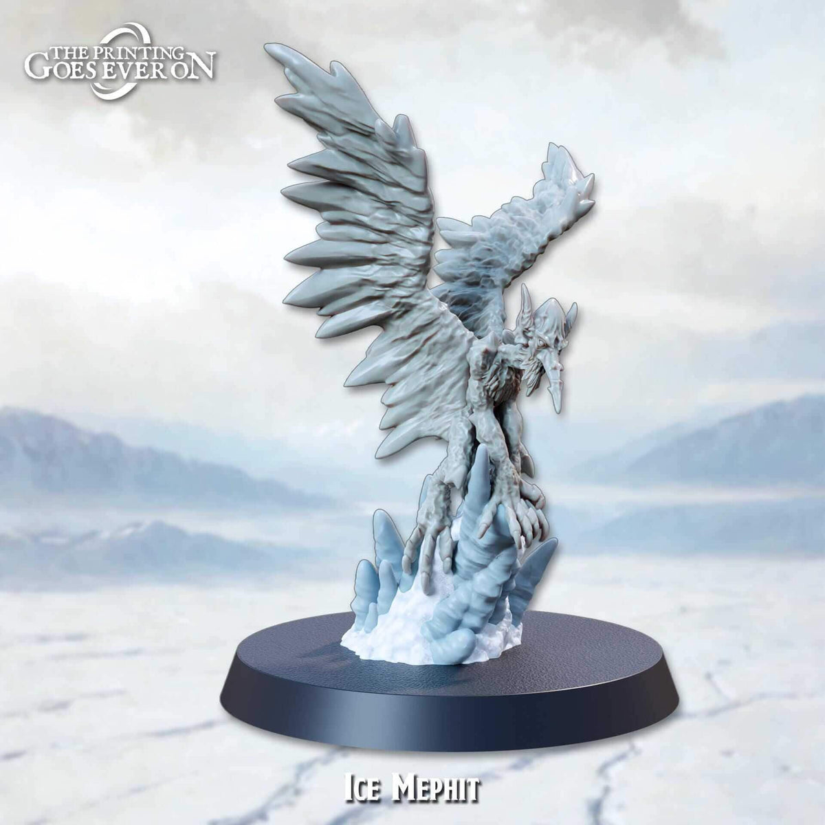 Ice Mephit - Frostbound Fate - The Printing Goes Ever On