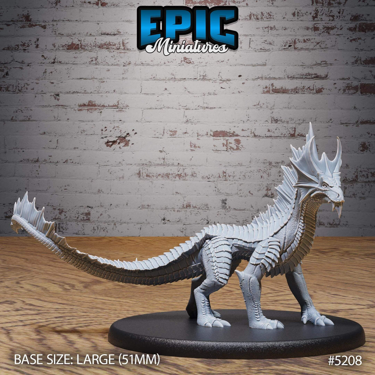 Guard Drakes Brass - D&D Epic Miniatures   and Dragons