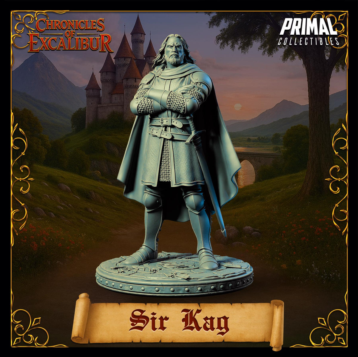 Knight Sir Kay - Chronicles of Excalibur- Primal Collectibles
