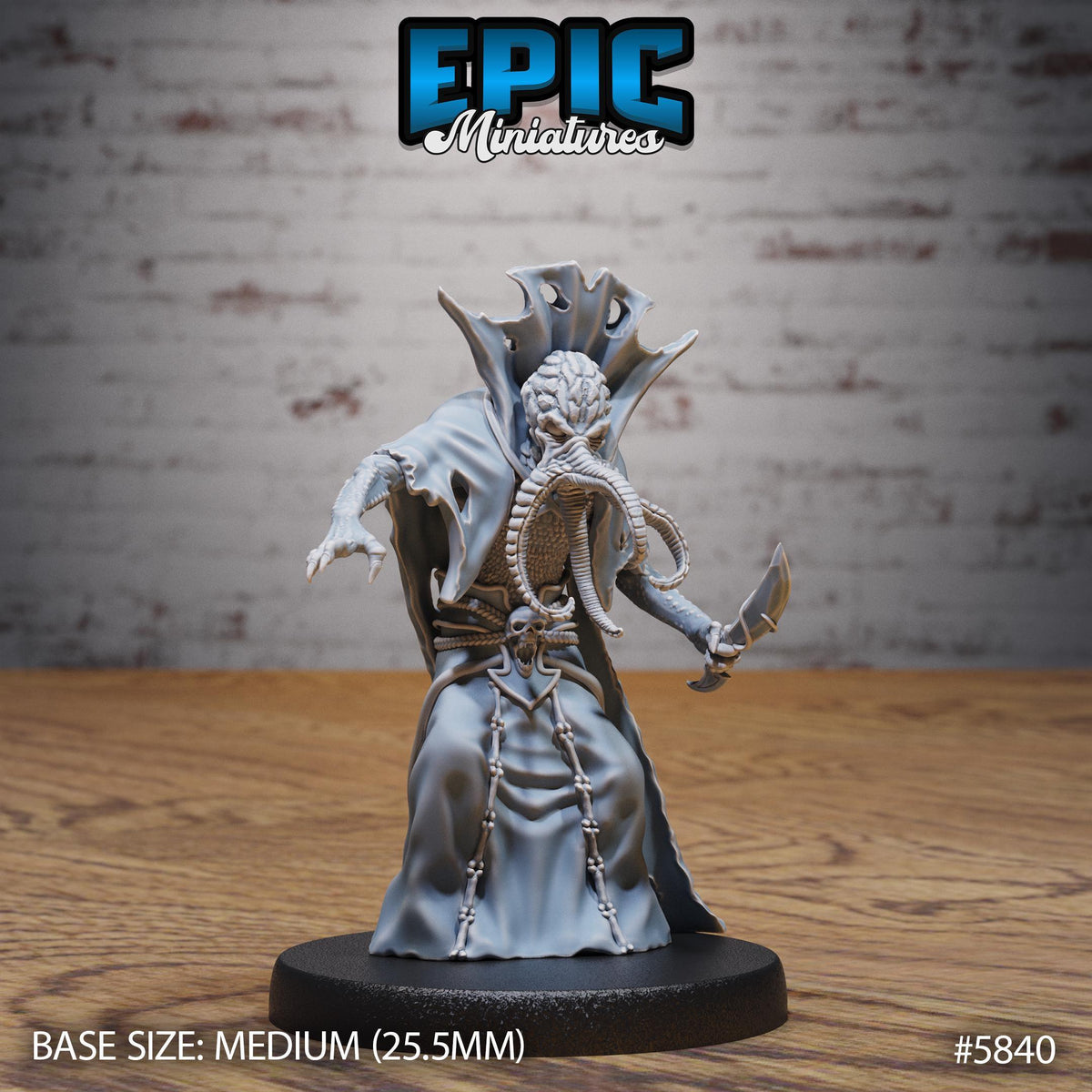 3D Resin Miniature Mind Eater  - D&D Epic Miniatures