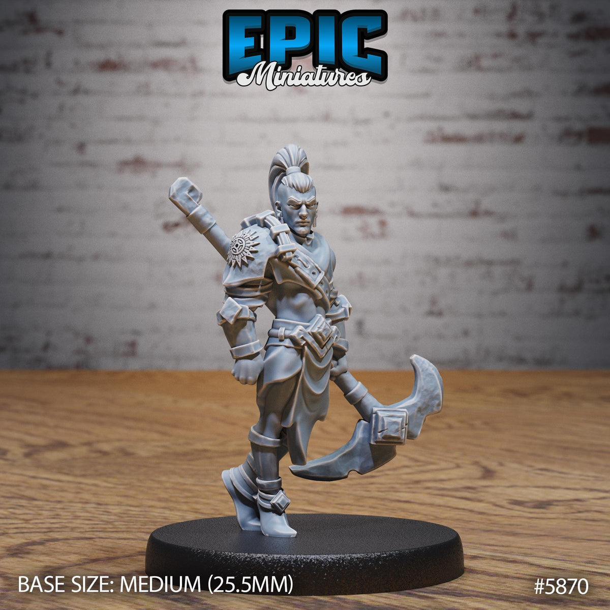 3D Resin Miniature Aztec Tribe set 3 - D&D Epic Miniatures