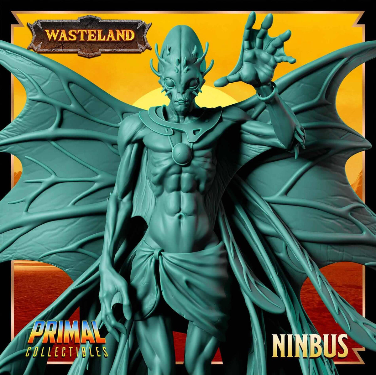 Nimbus Avangion - Wasteland 3D Printed Resin RPG/Tabletop/Boardgames Miniature Primal Collectibles