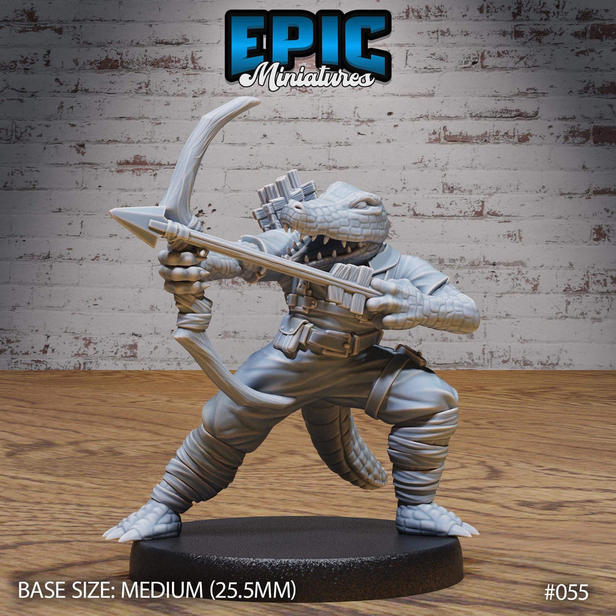 Alligator Folk Tribe - Epic Miniatures - Dungeons and Dragons