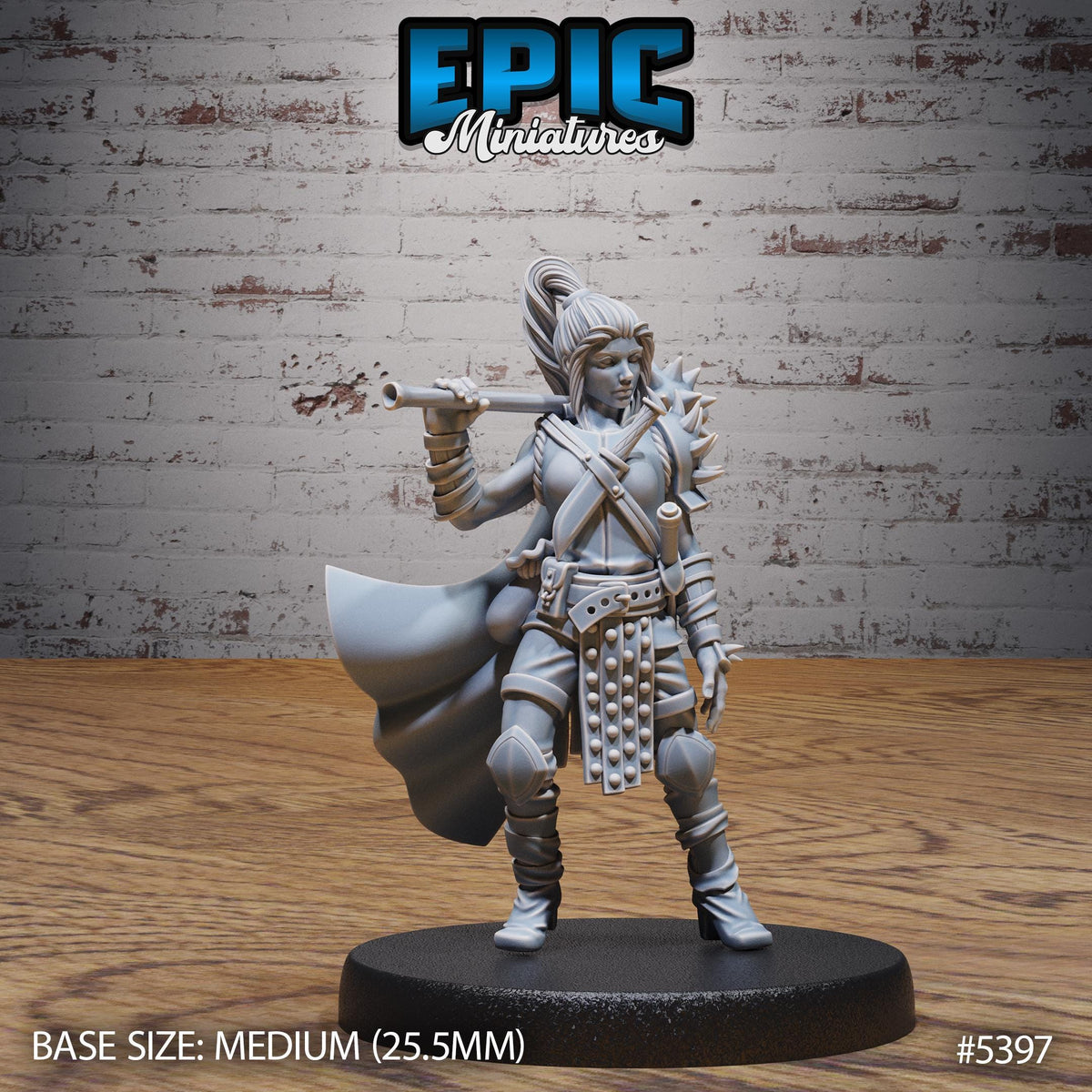 3D Resin Miniature Bandit - D&D Epic Miniatures