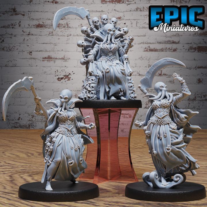 3D Resin Miniature Mind Mistress - D&D Epic Miniatures
