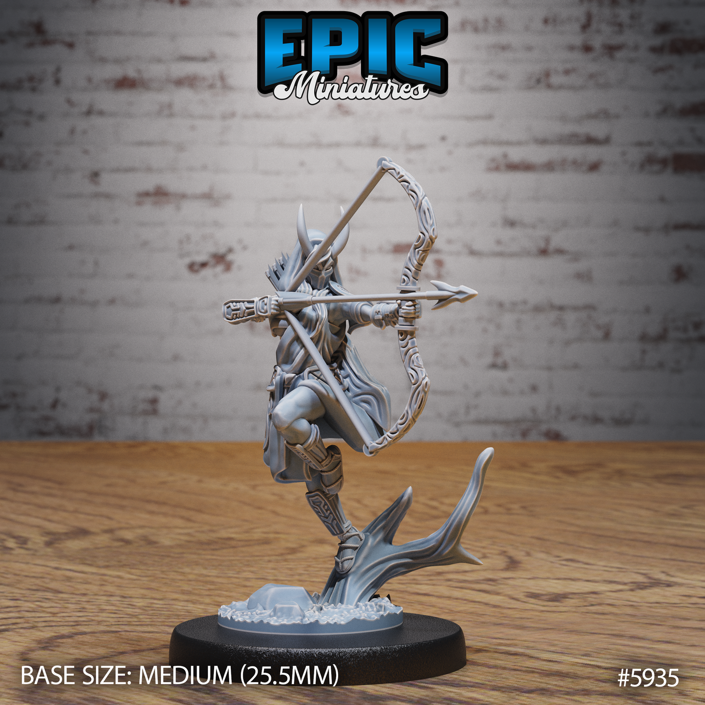 3D Resin Miniature Oni Kunoichi - D&D Epic Miniatures