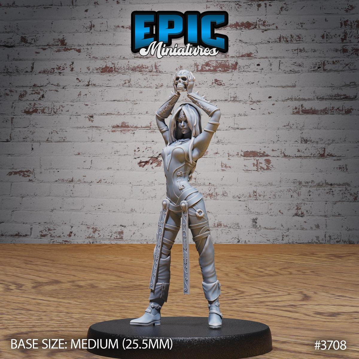 3D Resin Miniature Void Cultist Female  - D&D Epic Miniatures