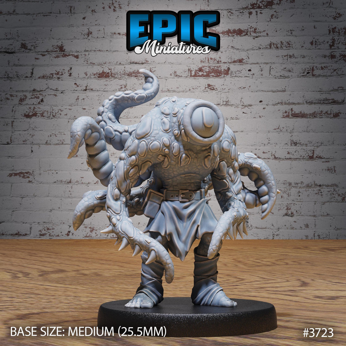 3D Resin Miniature Tentacle Folk - D&D Epic Miniatures