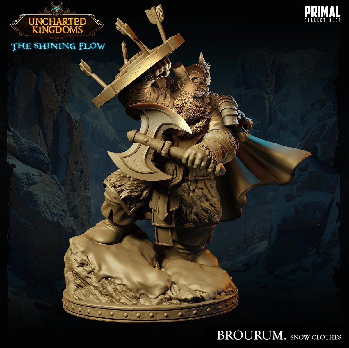a statue of a wizard holding a sword