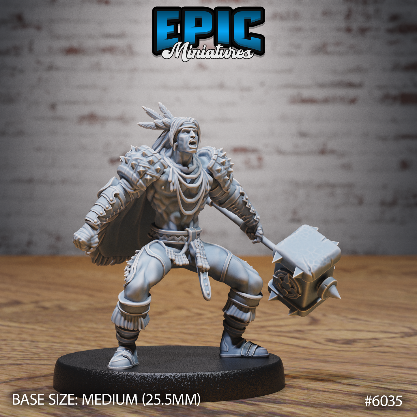 Native Adventurer v2 – Epic  Fantasy Resin FigureNative Adventurer MiniatureDiscover the Native Adventurer miniature – perfect for D&D, TTRPGs, and fantasy tabletop games. Printed in high-detail resin, ready to paint or displa