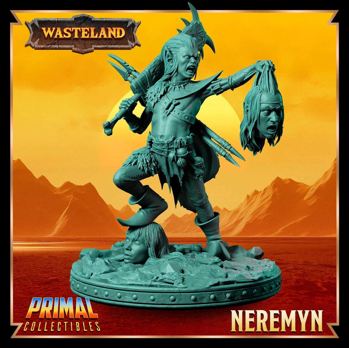 Neremyn Wasteland 3D Printed Resin RPG/Tabletop/Boardgames Miniature Primal Collectibles
