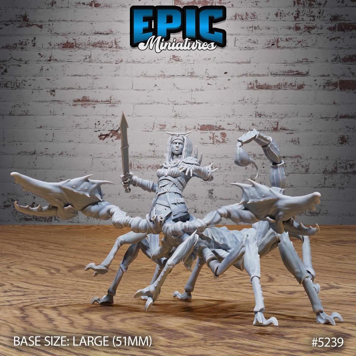 Scorpion Centaur Lady - Epic Miniatures - Dungeons and Dragons
