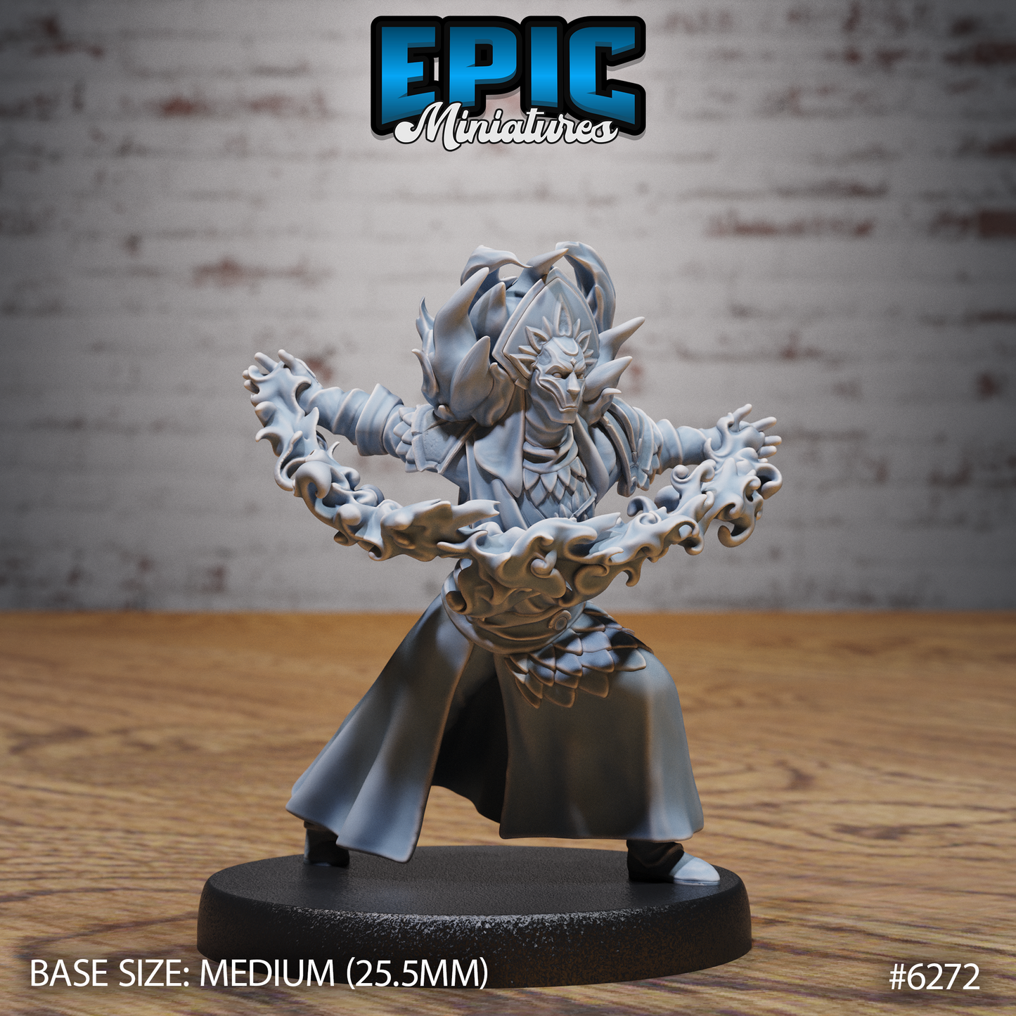 3D Resin Miniature Pain Cleric Folk Fighter Set D&D Epic Miniatures