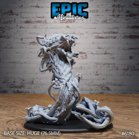3D Resin Miniature Vine Serpent  - D&D Epic Miniatures