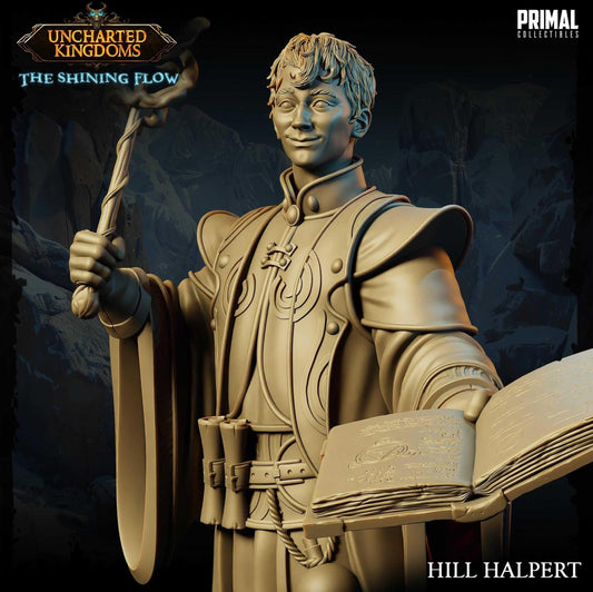 Halpert Wizard - Uncharted Kingdoms 3D Printed Resin RPG/Tabletop/Boardgames Miniature Primal Collectibles