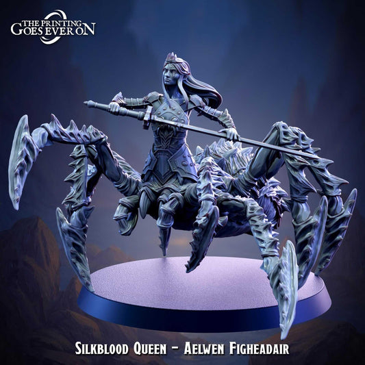 Silkblood Queen Aelwen Figheadair - Tyranny of Bliss - The Printing Goes Ever On