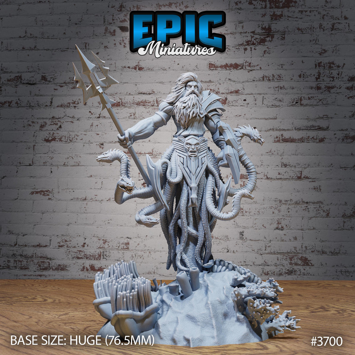 3D Resin Miniature Nodens Prime DnD Epic Miniatures