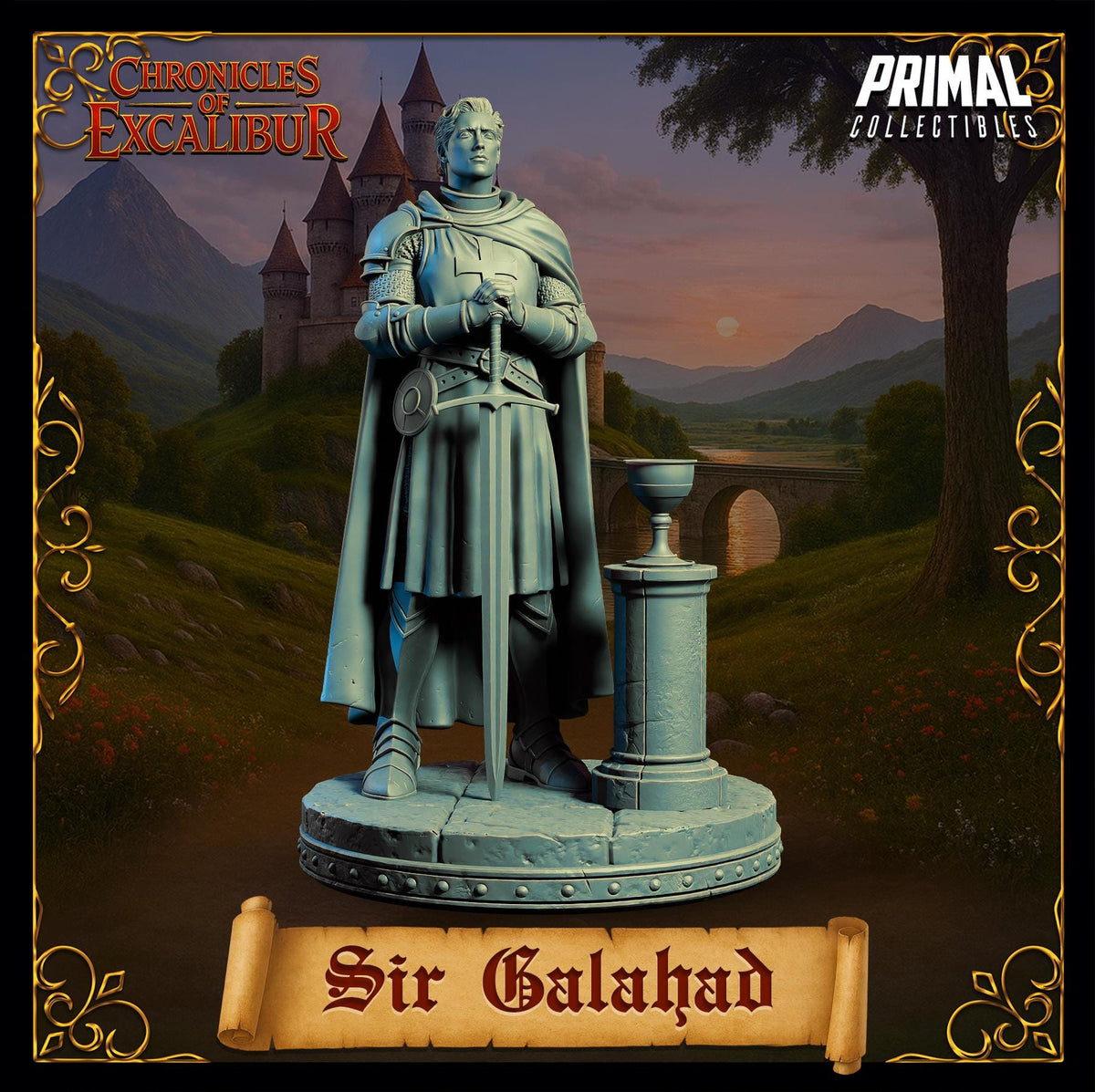 Knight Sir Galahad - Chronicles of Excalibur- Primal Collectibles