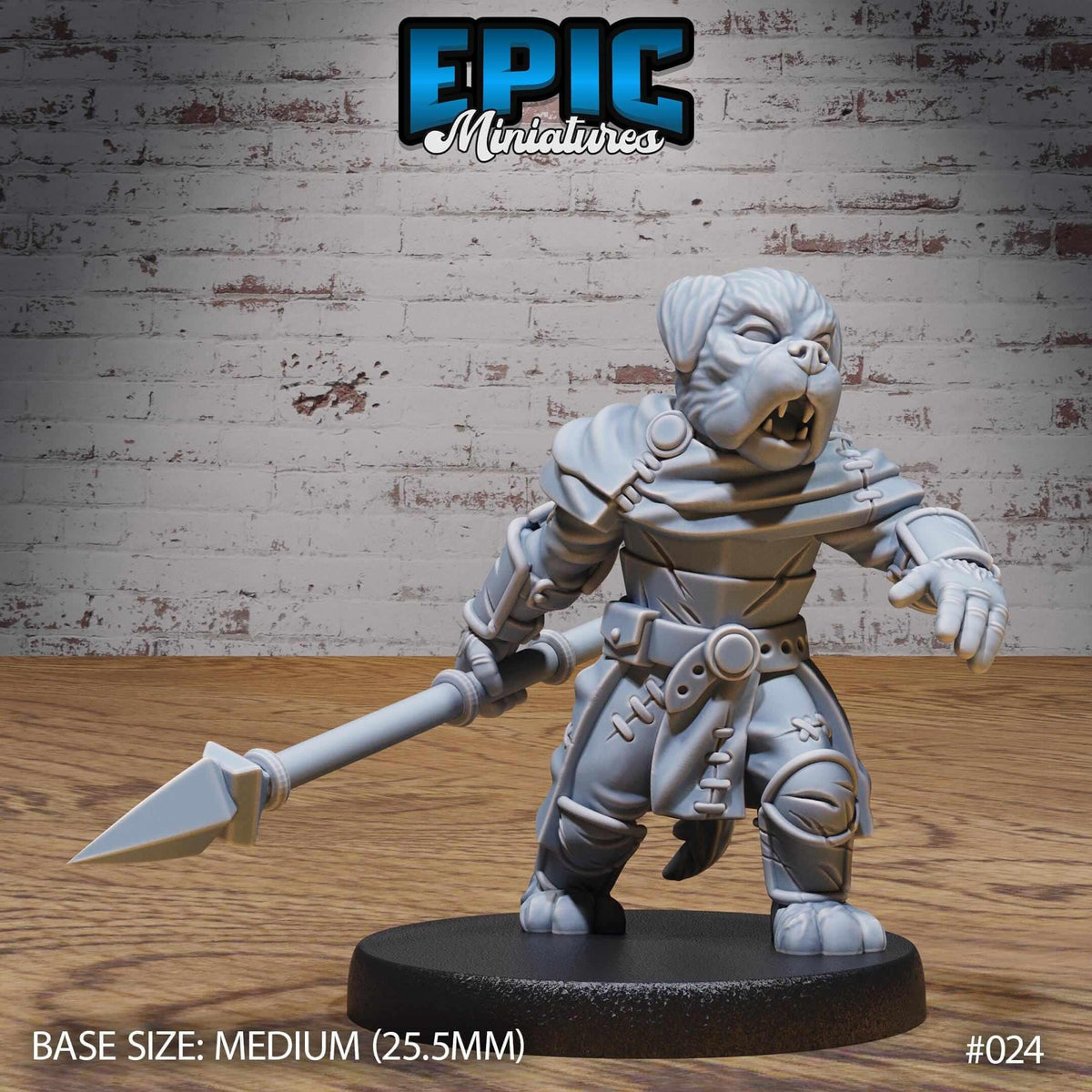 Dog Folk Tribe 2 - D&D Epic Miniatures   and Dragons
