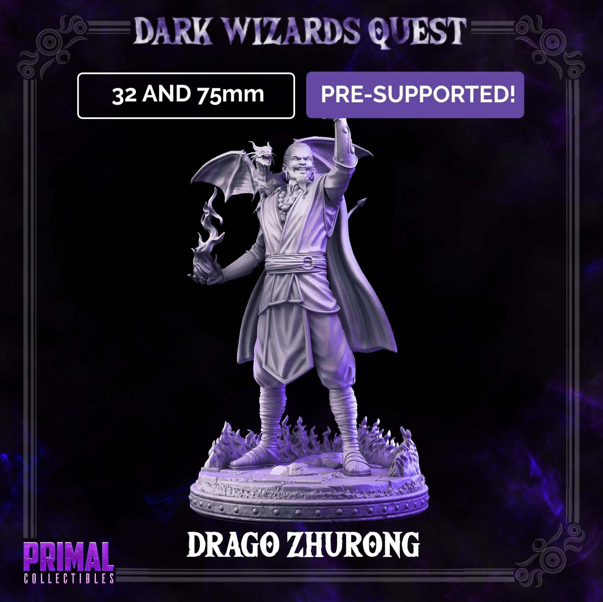 Fire Mage - Drago Zhurong - Dark Wizards - Masters of Dungeon Quest