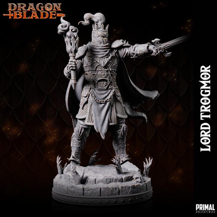 Boss Lord Trogmor Death Knight- Dragonblade - Masters of Dungeon Quest