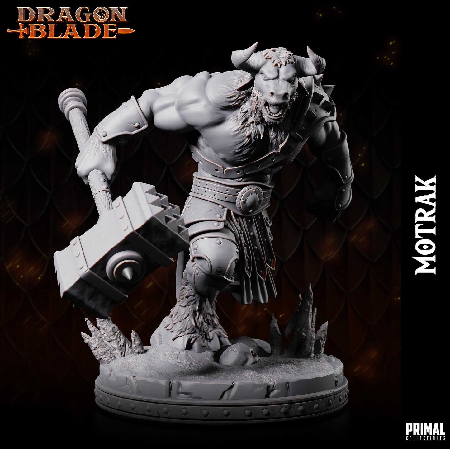 Motrak Minotaur Dragonblade - Masters of Dungeon Quest