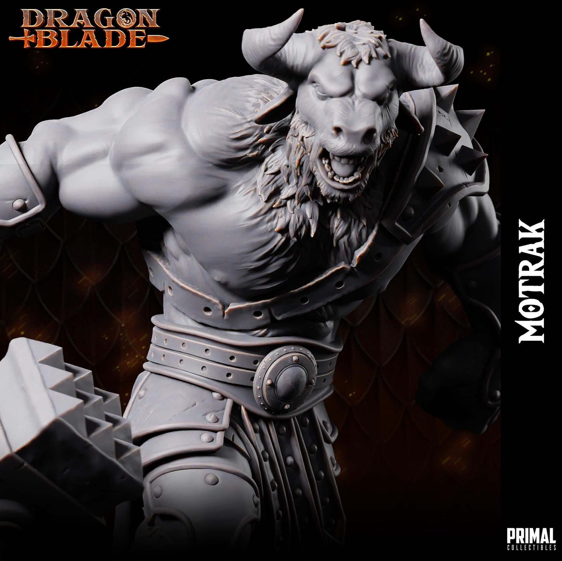 Motrak Minotaur Dragonblade - Masters of Dungeon Quest